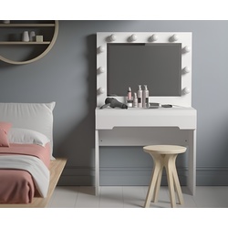 Masa de toaleta Yasen 90x167x44 (White/White Gloss)