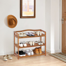 Etajera pentru incaltaminte Costway JV10324 (Natural)