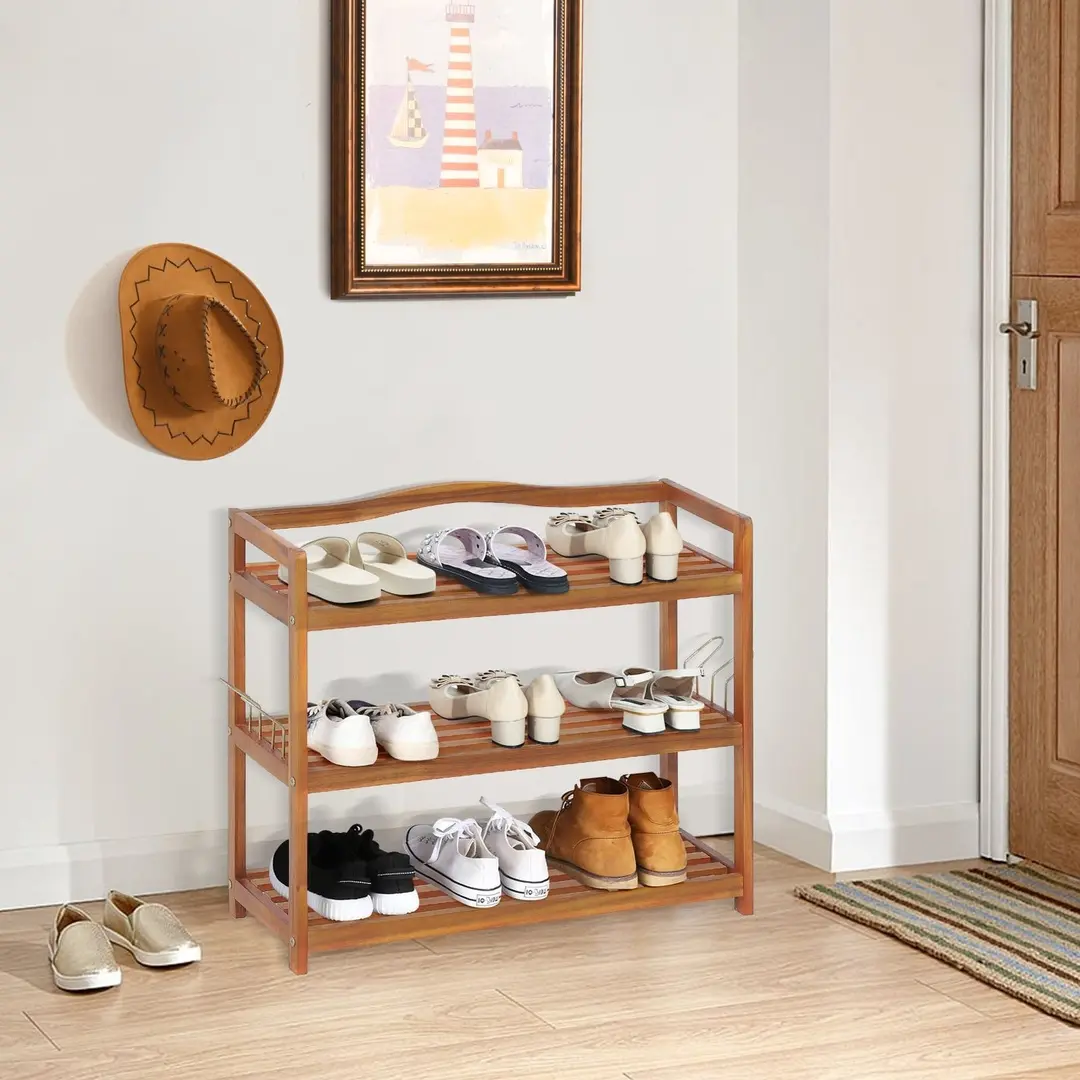 Etajera pentru incaltaminte Costway JV10324 (Natural)