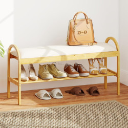 Etajera pentru incaltaminte Costway JV12252BE (Natural/Beige)