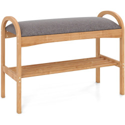 Etajera pentru incaltaminte Costway JV12275GR (Natural/Grey) Thumb