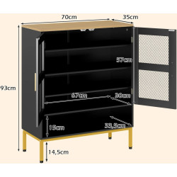 Tumba pentru incaltaminte Costway HV10802BK (Black) Thumb