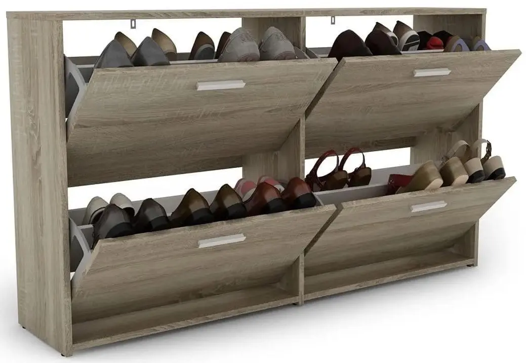 Тумба для обуви Costway JV10372BN (Brown)