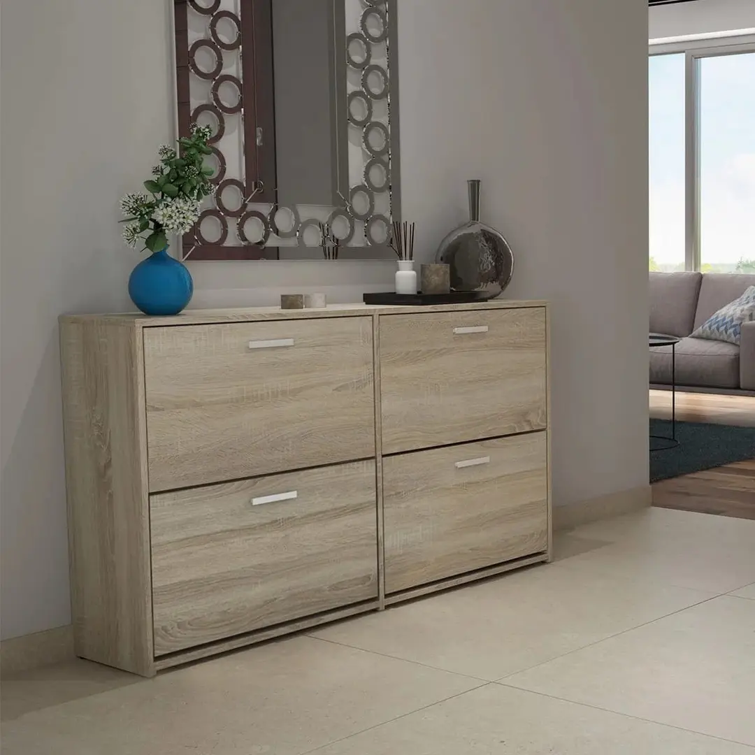 Тумба для обуви Costway JV10372BN (Brown)