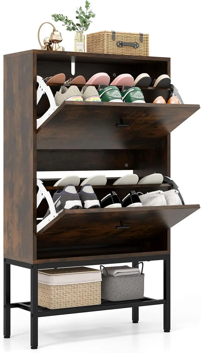 Tumba pentru incaltaminte Costway JV11459CF (Brown)