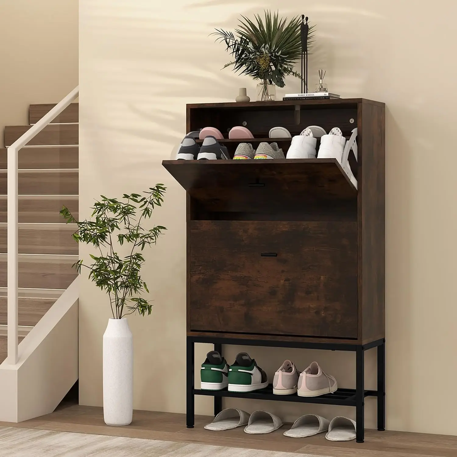 Tumba pentru incaltaminte Costway JV11459CF (Brown)