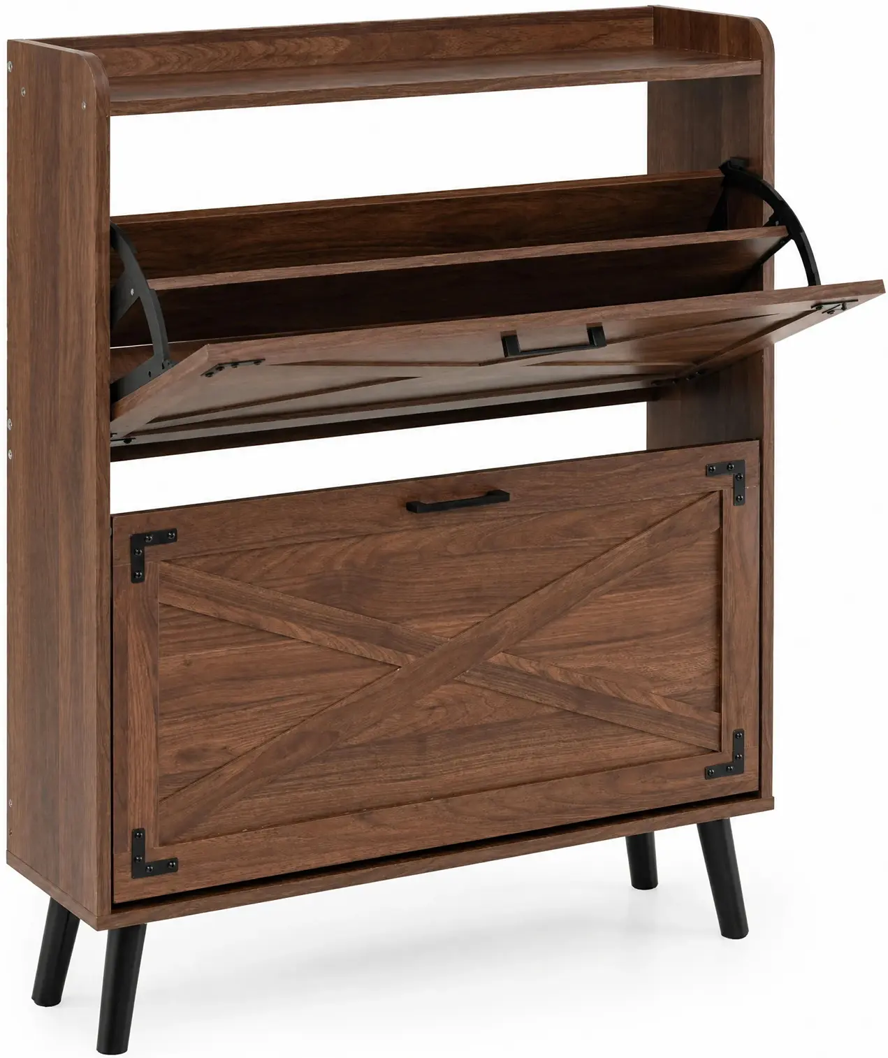 Тумба для обуви Costway JV13863BN (Brown) - 2