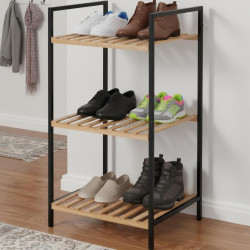 Стеллаж для обуви Excellent Houseware 7094491 (Bamboo/Black)