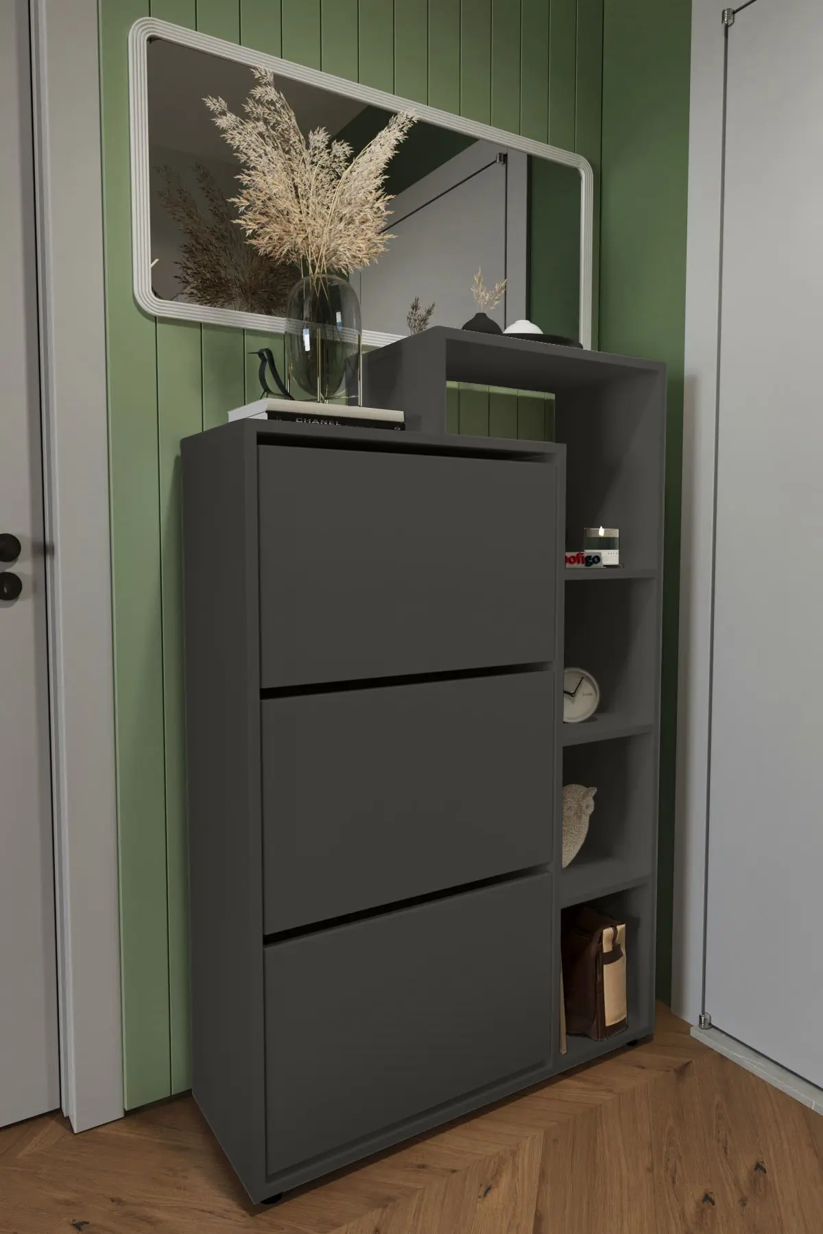 Тумба для обуви Bofigo Lego (Anthracite)