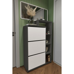 Тумба для обуви Bofigo Lego (Anthracite/White) Thumb