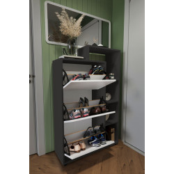 Тумба для обуви Bofigo Lego (Anthracite/White) Thumb