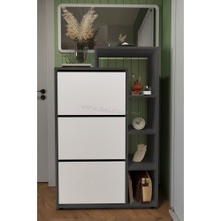 Тумба для обуви Bofigo Lego (Anthracite/White)