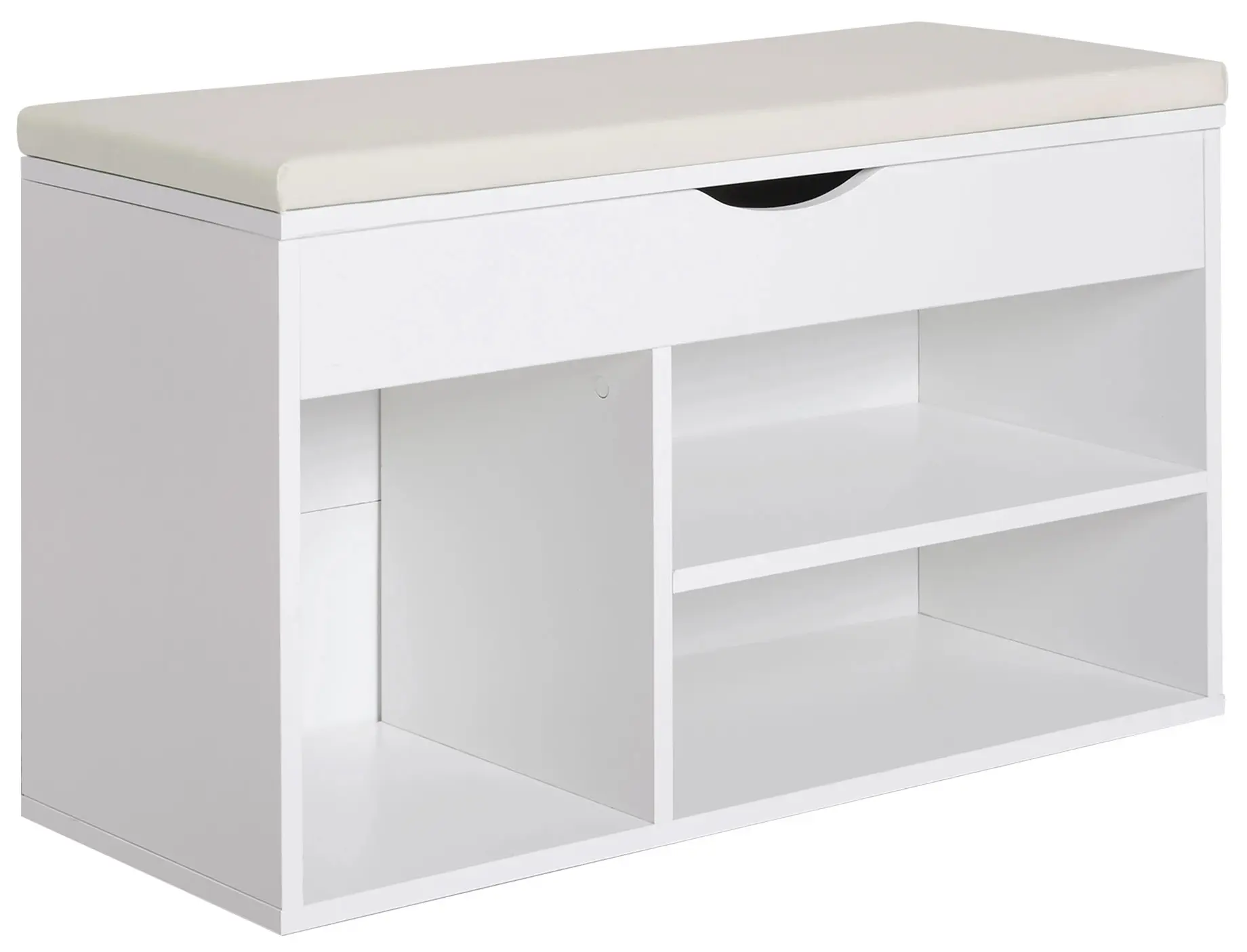 Bancheta pentru incaltaminte Homcom 837-005 (White) - 2
