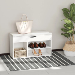 Bancheta pentru incaltaminte Homcom 837-005 (White) Thumb