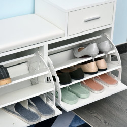 Банкетка для обуви Homcom 837-014 (White) Thumb