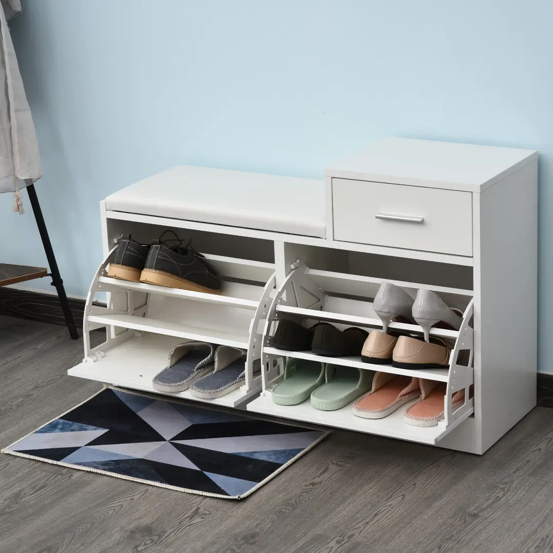 Банкетка для обуви Homcom 837-014 (White)