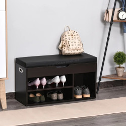 Банкетка для обуви Homcom 837-039V01BK (Black)
