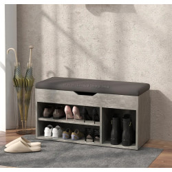 Банкетка для обуви Homcom 837-039V01GY (Grey)