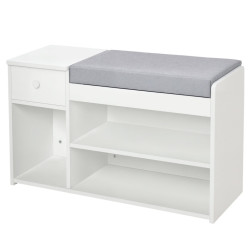 Банкетка для обуви Homcom 837-057WT (White) Thumb