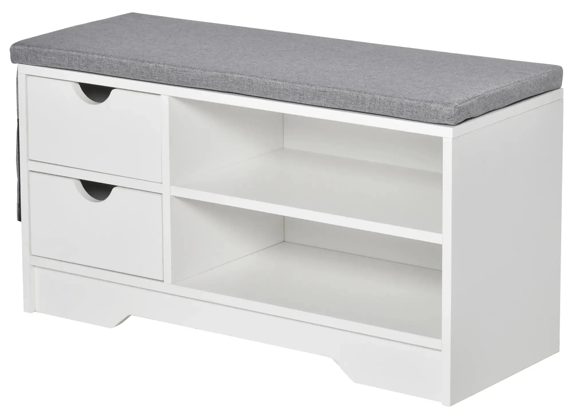 Банкетка для обуви Homcom 837-165 (White/Grey) - 2