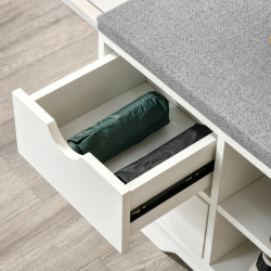 Банкетка для обуви Homcom 837-165 (White/Grey) Thumb