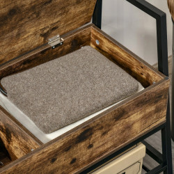 Банкетка для обуви Homcom 837-174 (Rustic Brown/Black) Thumb