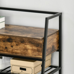 Банкетка для обуви Homcom 837-174 (Rustic Brown/Black) Thumb