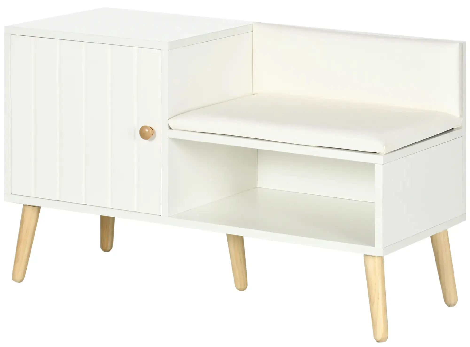 Банкетка для обуви Homcom 837-297V00WT (White) - 2