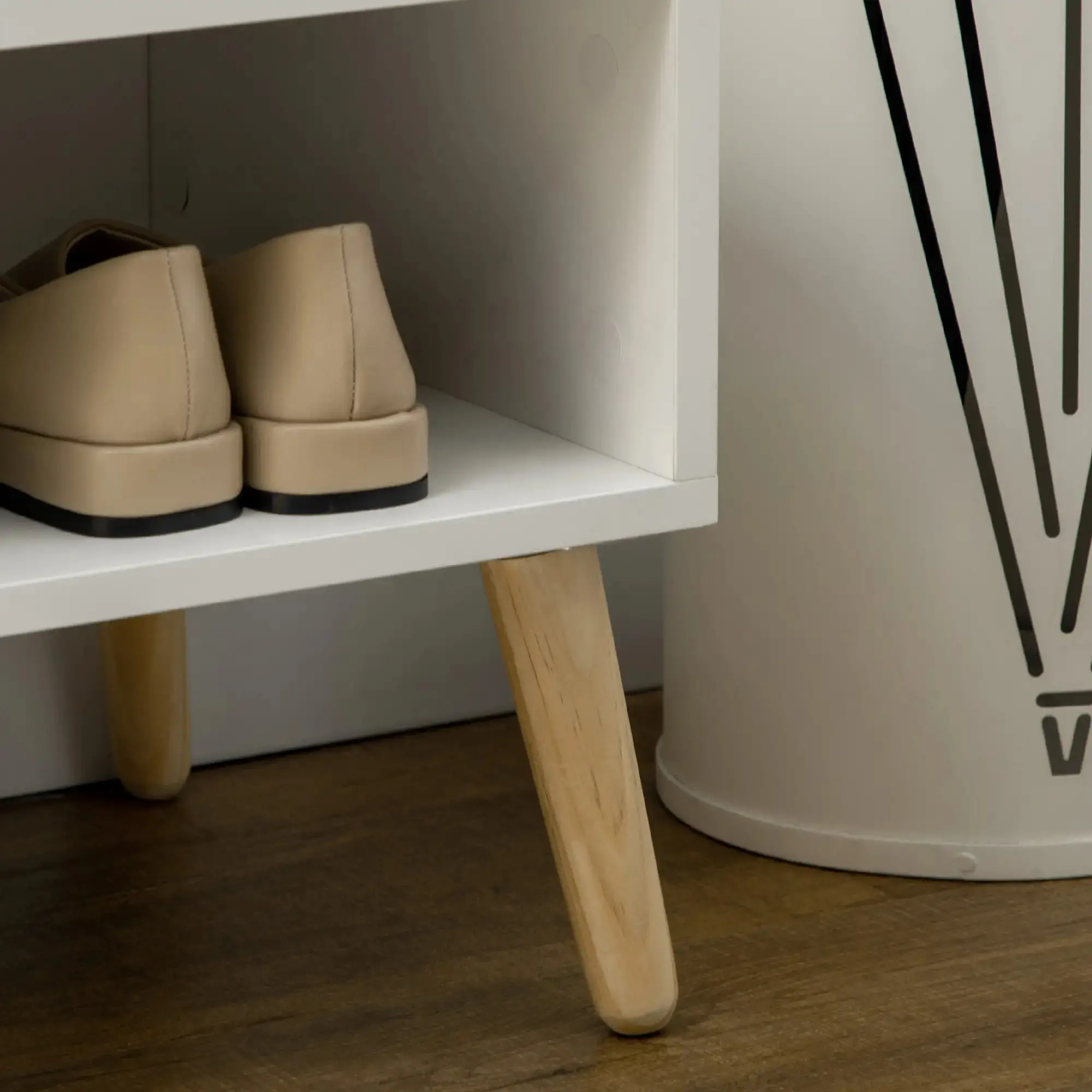 Банкетка для обуви Homcom 837-297V00WT (White) - 7