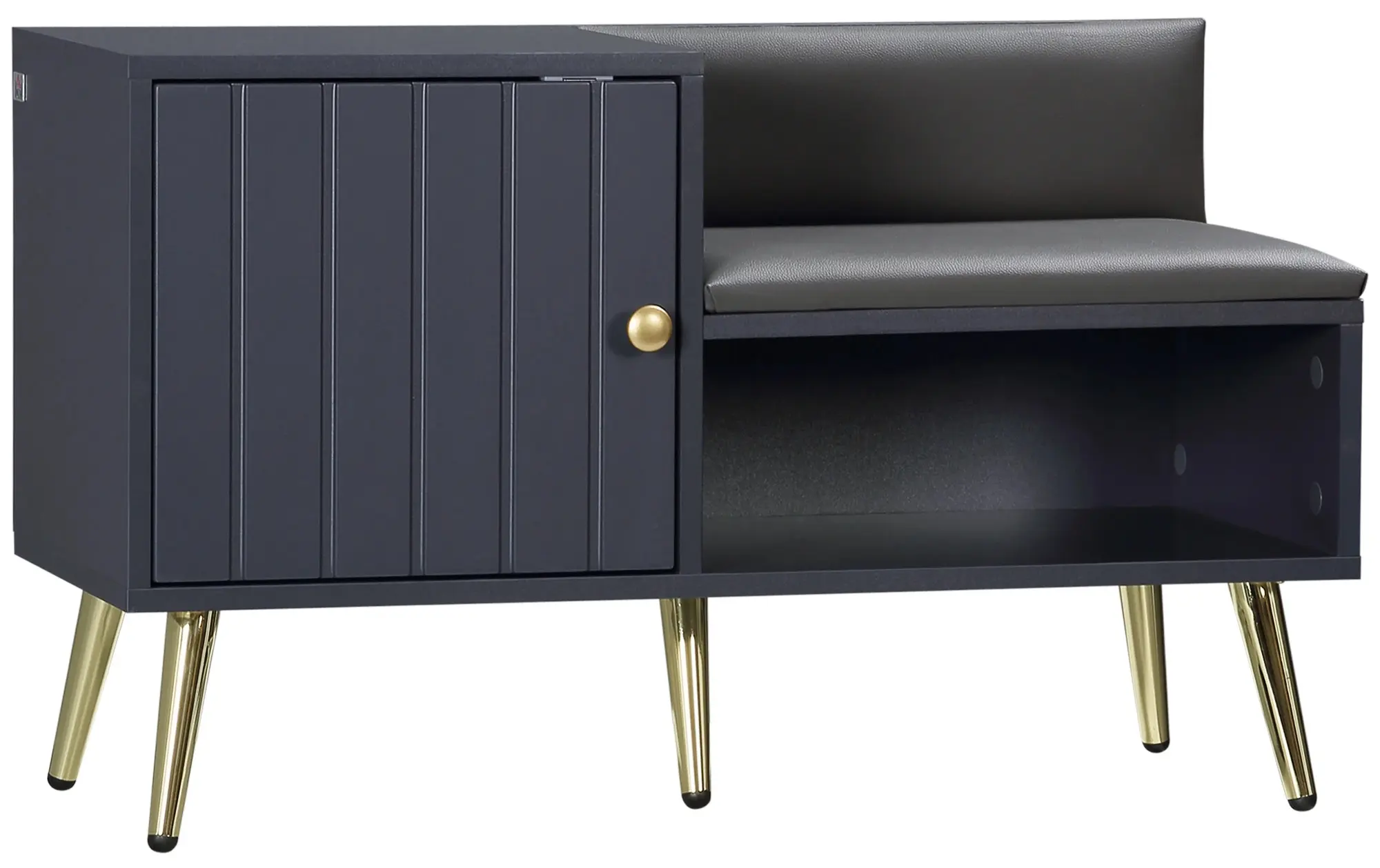 Банкетка для обуви Homcom 837-297V01GY (Grey) - 2