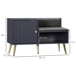 Банкетка для обуви Homcom 837-297V01GY (Grey) Thumb