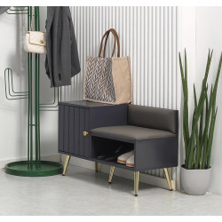 Банкетка для обуви Homcom 837-297V01GY (Grey) Thumb