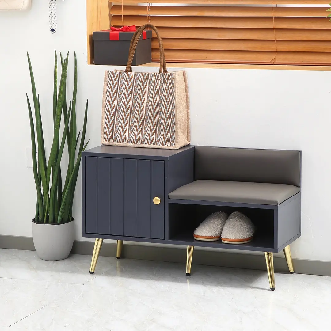 Банкетка для обуви Homcom 837-297V01GY (Grey)