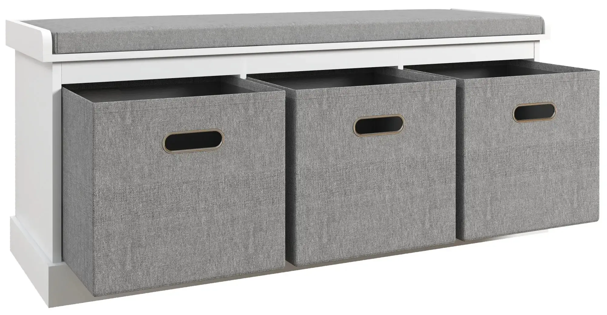 Банкетка для обуви Homcom 837-453V70WT (White/Grey) - 4