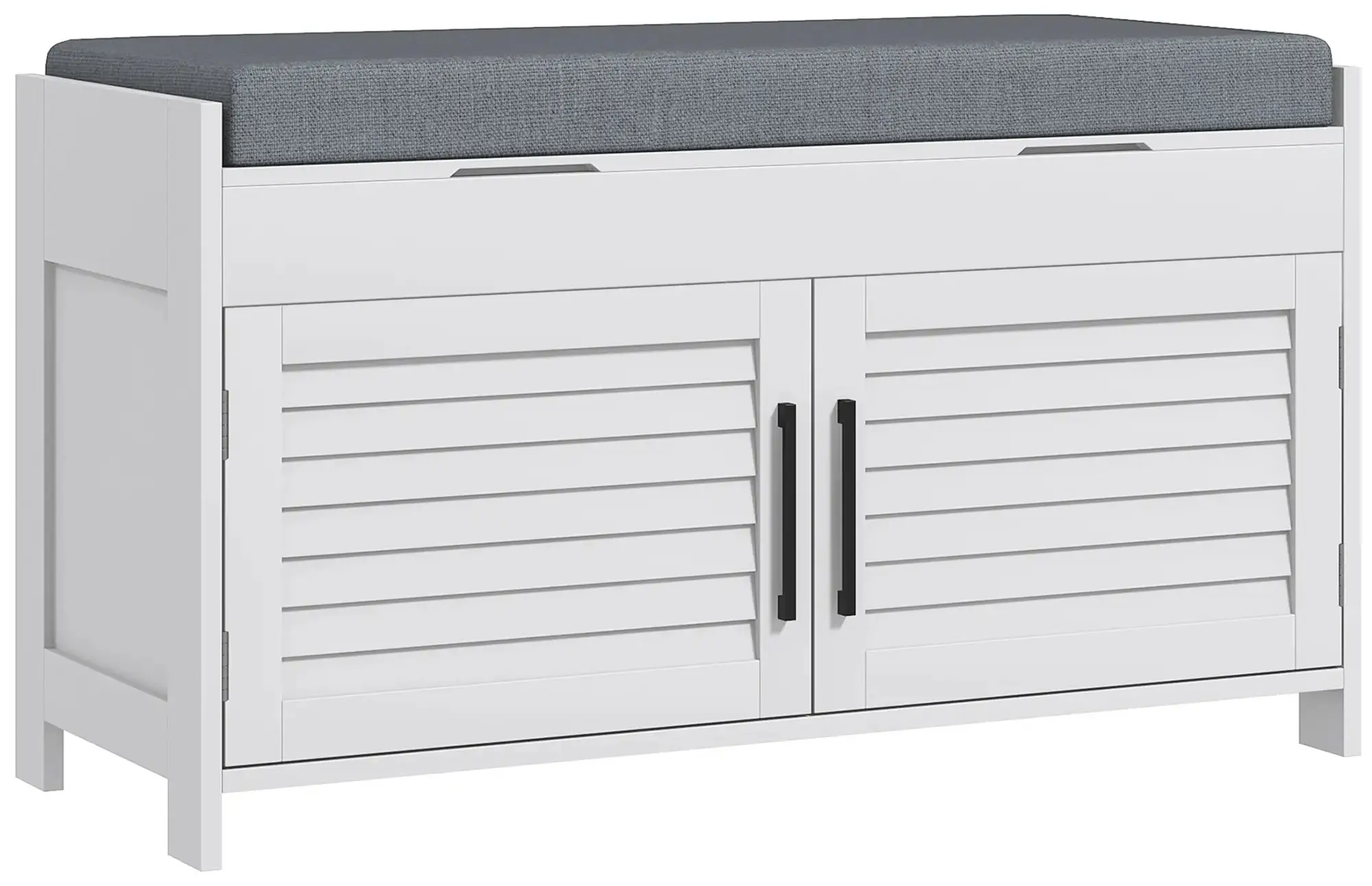 Банкетка для обуви Homcom 837-477V80WT (White/Grey) - 2