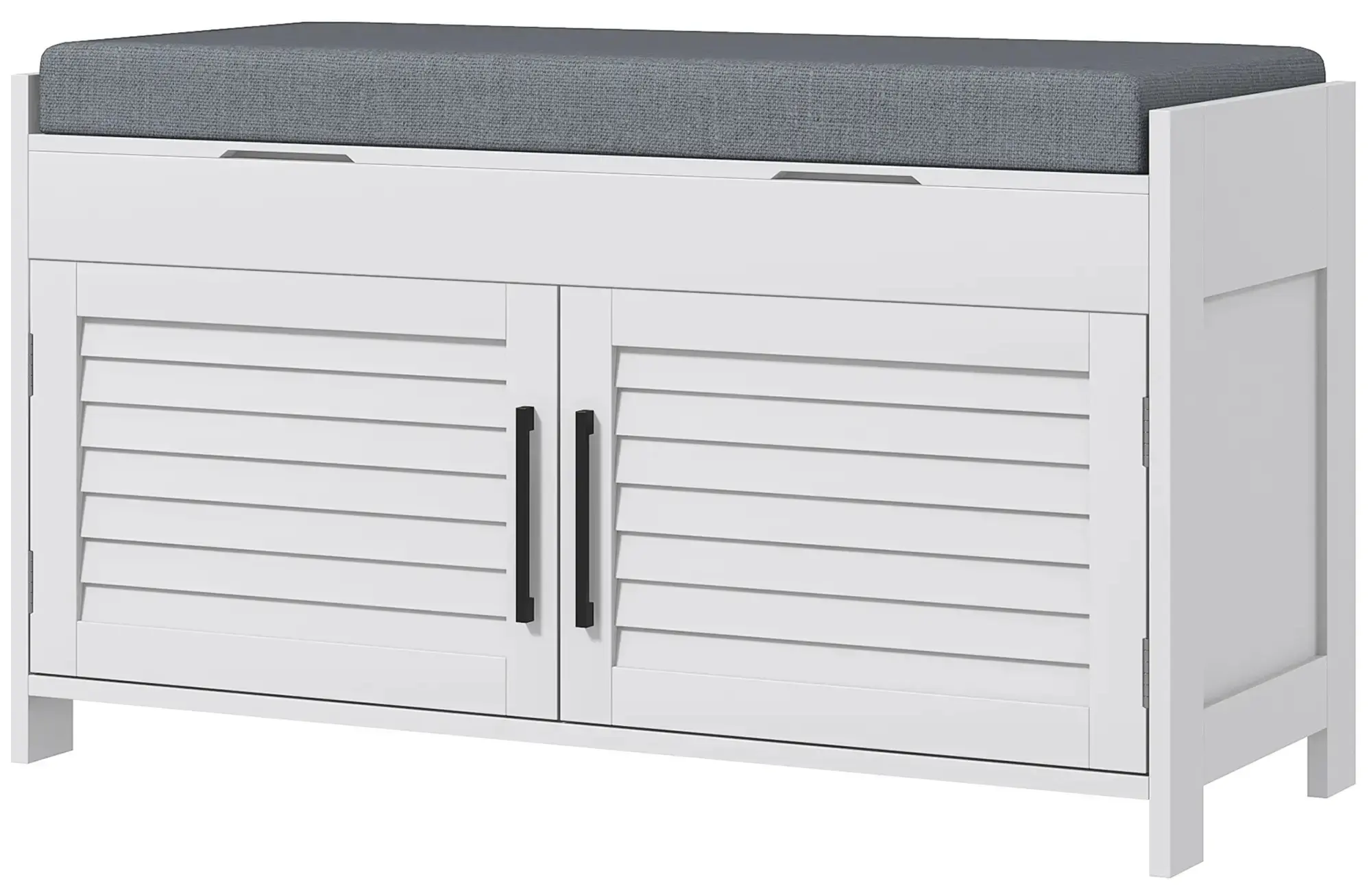 Банкетка для обуви Homcom 837-477V80WT (White/Grey) - 3