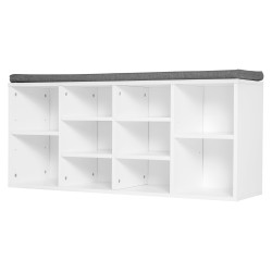 Стеллаж для обуви Homcom 833-555 (White/Grey) Thumb