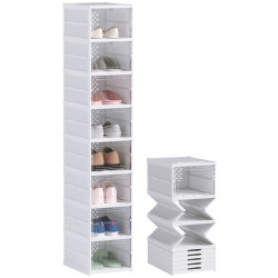 Etajera pentru incaltaminte Homcom 837-570V00WT (White) Thumb