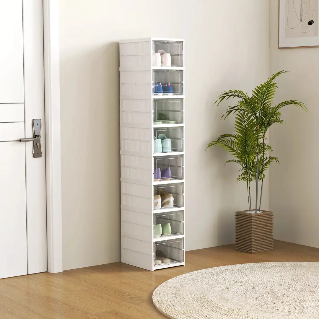 Etajera pentru incaltaminte Homcom 837-570V00WT (White)