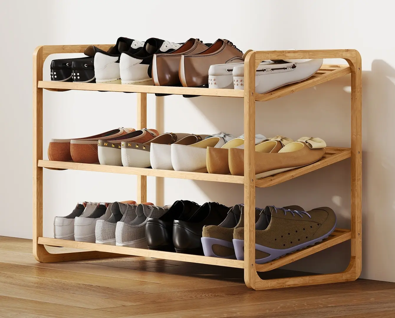 Стеллаж для обуви Homcom 838-538V00ND (Natural)