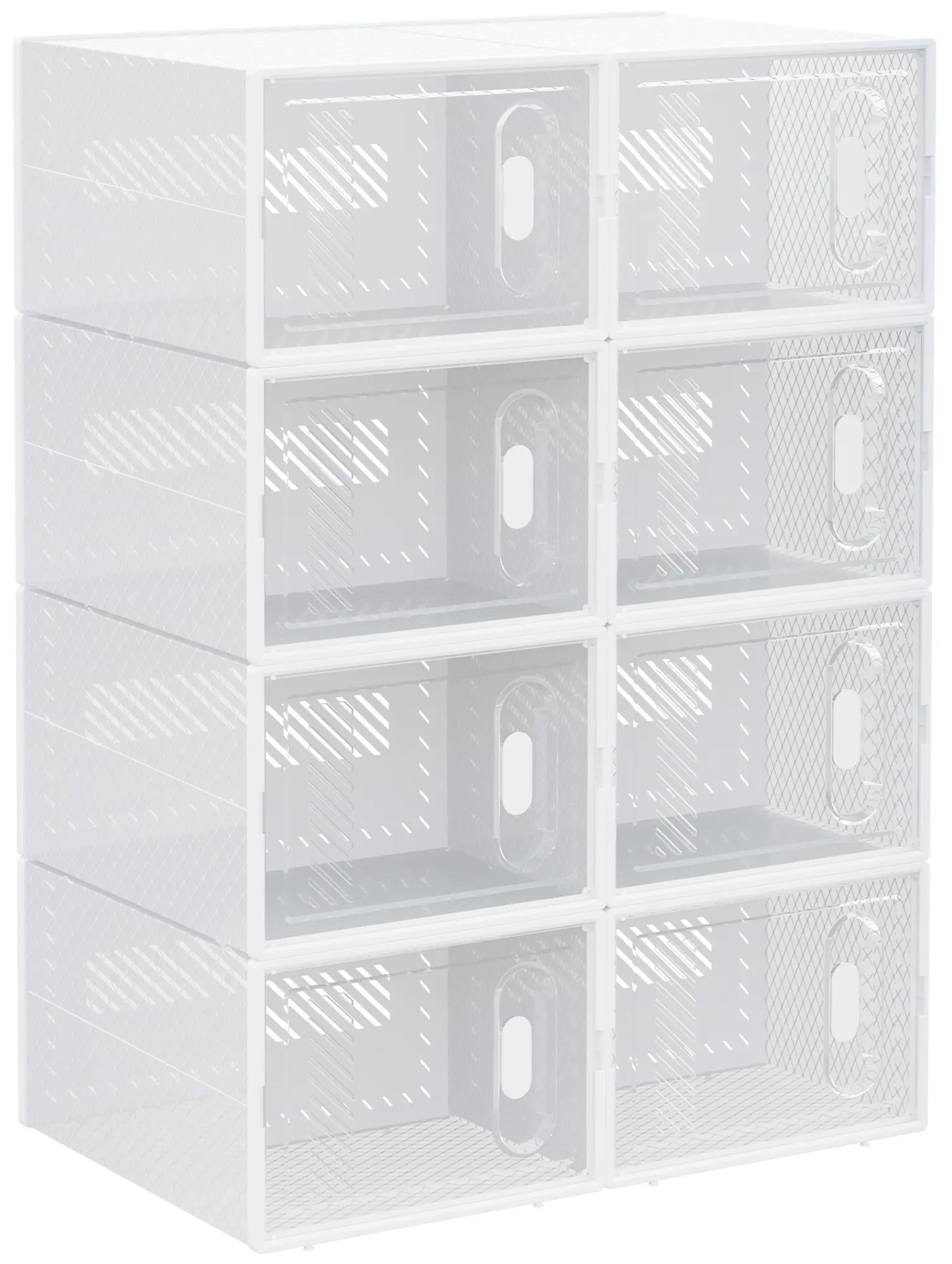Etajera pentru incaltaminte Homcom 850-173 (White) - 2