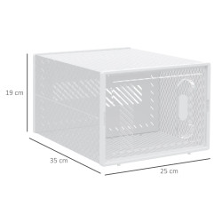 Etajera pentru incaltaminte Homcom 850-173 (White) Thumb
