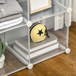 Стеллаж для обуви Homcom 850-175 (Transparent) Thumb