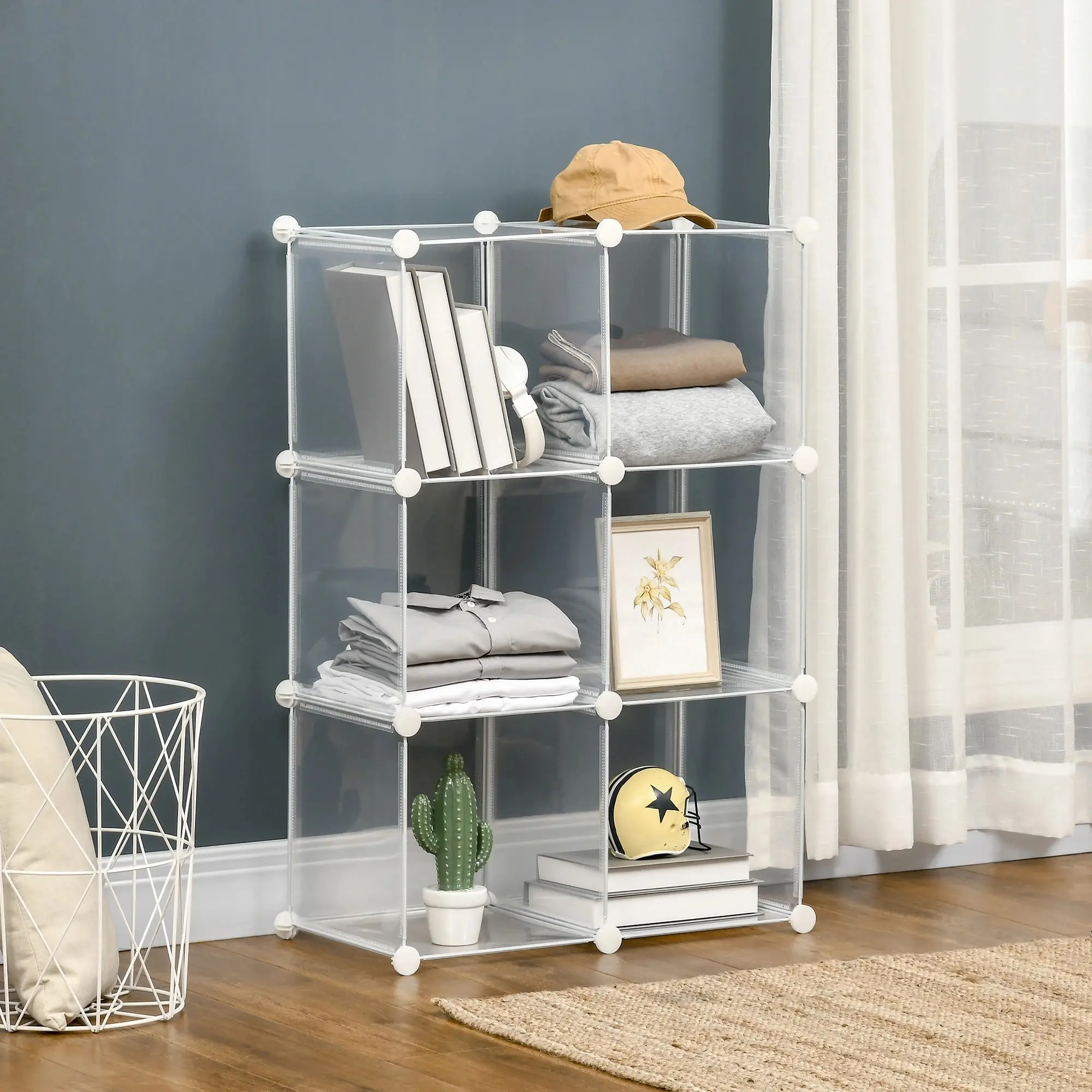 Стеллаж для обуви Homcom 850-175 (Transparent) - 8