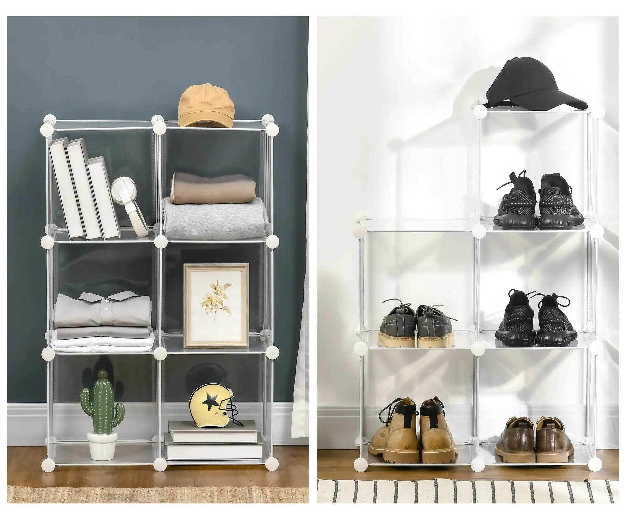 Стеллаж для обуви Homcom 850-175 (Transparent) - 9