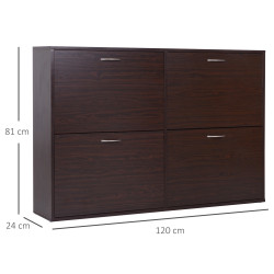 Тумба для обуви Homcom 837-004BN (Brown) Thumb