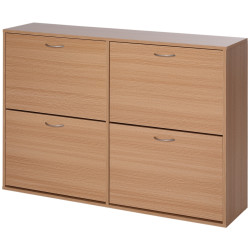 Tumba pentru incaltaminte Homcom 837-004ND (Natural) Thumb