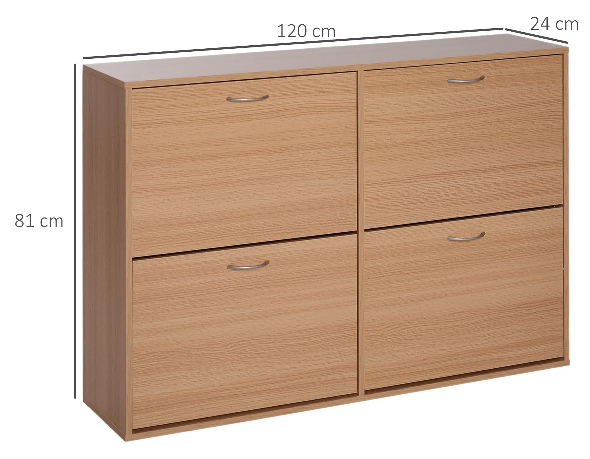 Tumba pentru incaltaminte Homcom 837-004ND (Natural) - 4