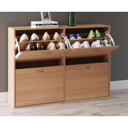 Tumba pentru incaltaminte Homcom 837-004ND (Natural) Thumb