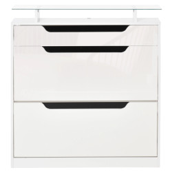 Тумба для обуви Homcom 837-164WT (White Gloss) Thumb